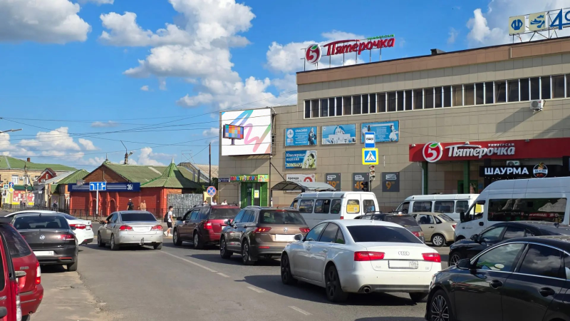 Светодиодный экран 6×4 м — Россошь, пл.Октябрьская, 22а, фото 1