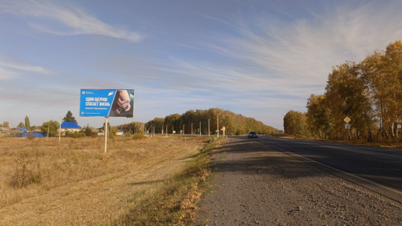 Билборд 6×3 м — Грибановский, перекресток трасса - ул.Проезжая щит 1, фото 1