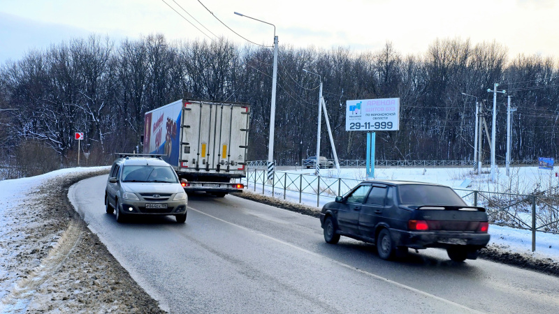 Билборд 6×3 м — Семилуки, Губарево (коттеджный поселок Лесково), фото 1