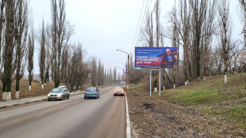 Билборд 6×3 м — Лиски, ул.Матросова (на против д.2Б), фото 1