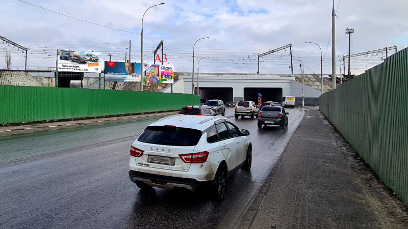 Билборд 6×3 м — Лиски, ул.Коммунистическая (Виадук), фото 1