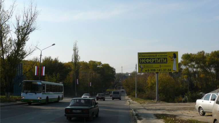 Билборд 6×3 м — Лиски, ул.Первомайская - ул.Калинина (Церковь), фото 1