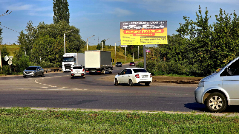 Билборд 6×3 м — Воронеж, кольцо, ул.Ильюшина - ул.Просторная, фото 1