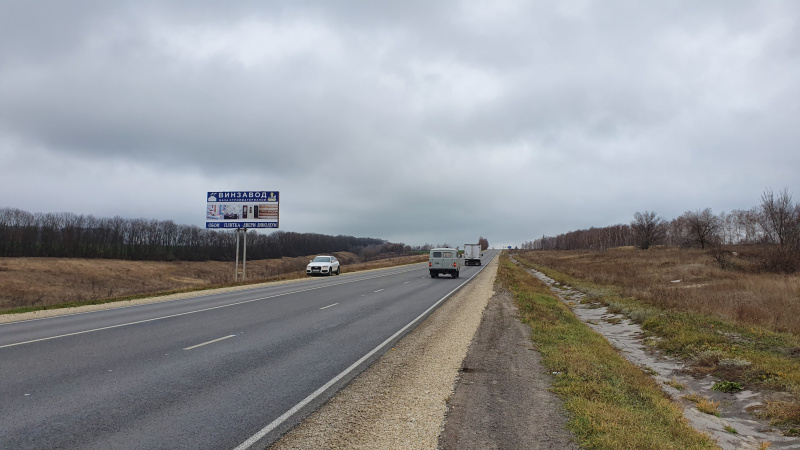 Билборд 6×3 м — Острогожск, свх Победа 2е отделение (Автодорога Воронеж - Луганск 115км +700 лево), фото 1
