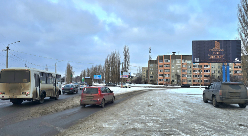 Билборд 6×3 м — Семилуки ул.Дзержинского (Рынок), фото 1