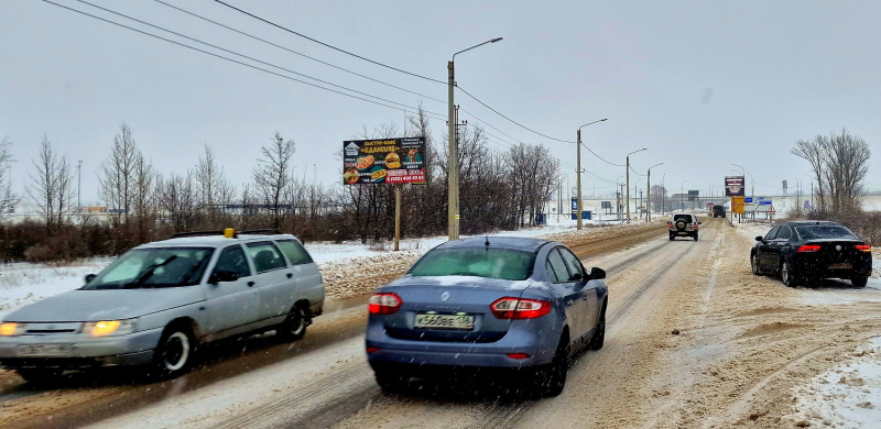 Билборд 6×3 м — Павловск, ул.Строительная (напротив рыбного двора), фото 1