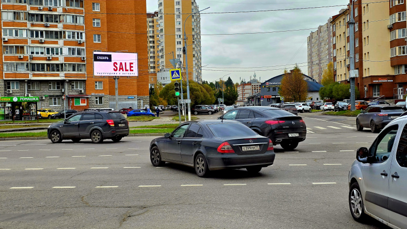 Светодиодный экран 6×3 м — Королёв, пр-т Космонавтов, 27а пересечение ул.Горького (круглосуточно), фото 2