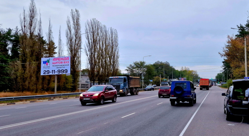Билборд 6×3 м — Воронеж, пр.Патриотов, 60б (АЗС Газпром), фото 1