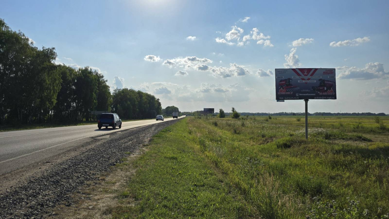 Билборд 6×3 м — Грибановский, перекресток трасса - ул.Проезжая щит 1, фото 1
