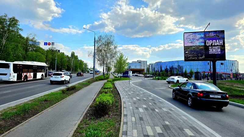 Светодиодный экран 4×3 м — Белгород, ул.Щорса, 2в (06:30-23:00), фото 1